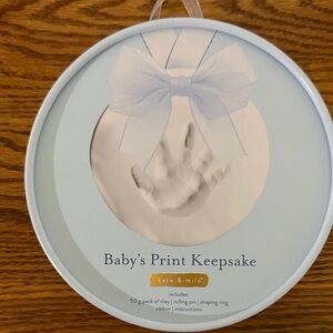 Kate & Milo Baby Handprint Keepsake Kit - White